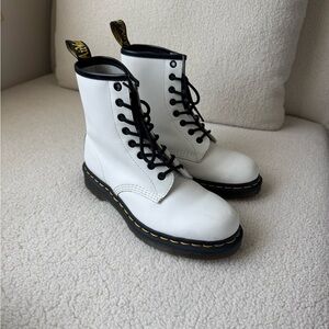 Dr. Martens White Combat Boots